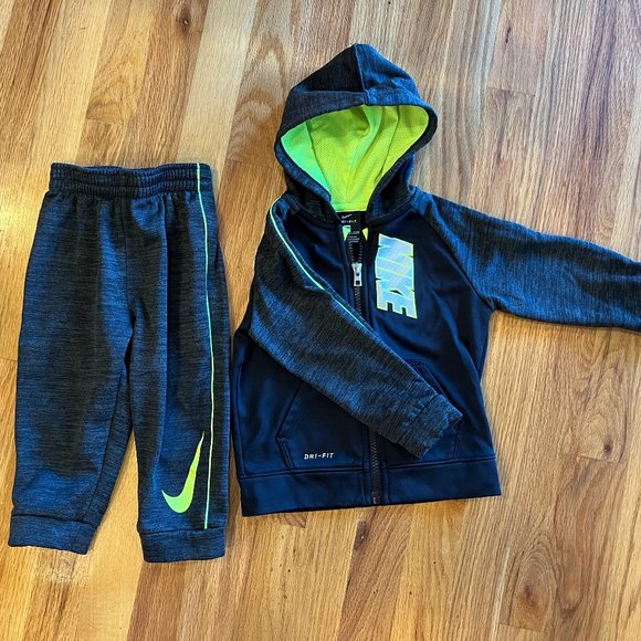 Nike Other - Nike Toddler Zip-Up Hoodie Sweatsuit